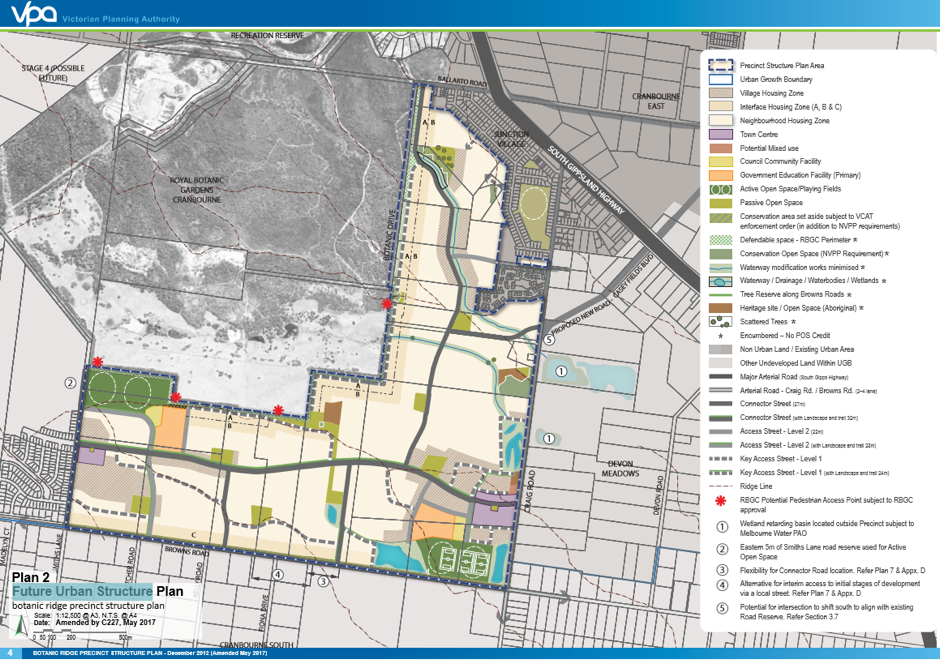 native vegetation precinct plan for Botanic Ridge