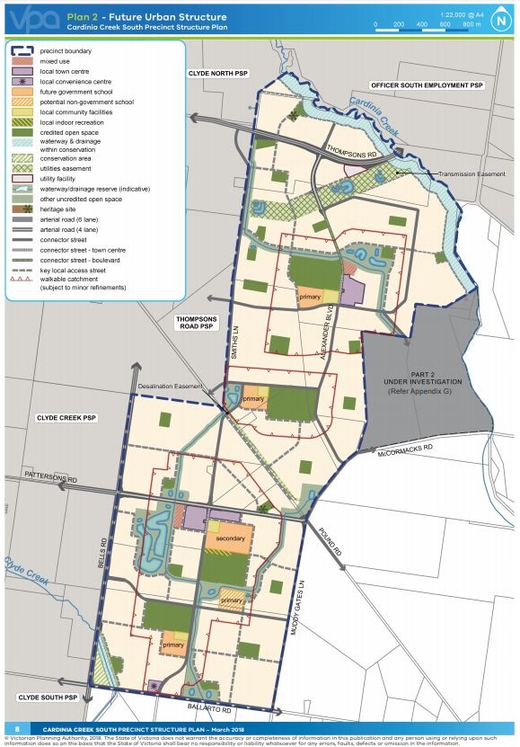 cardinia creek structure plan